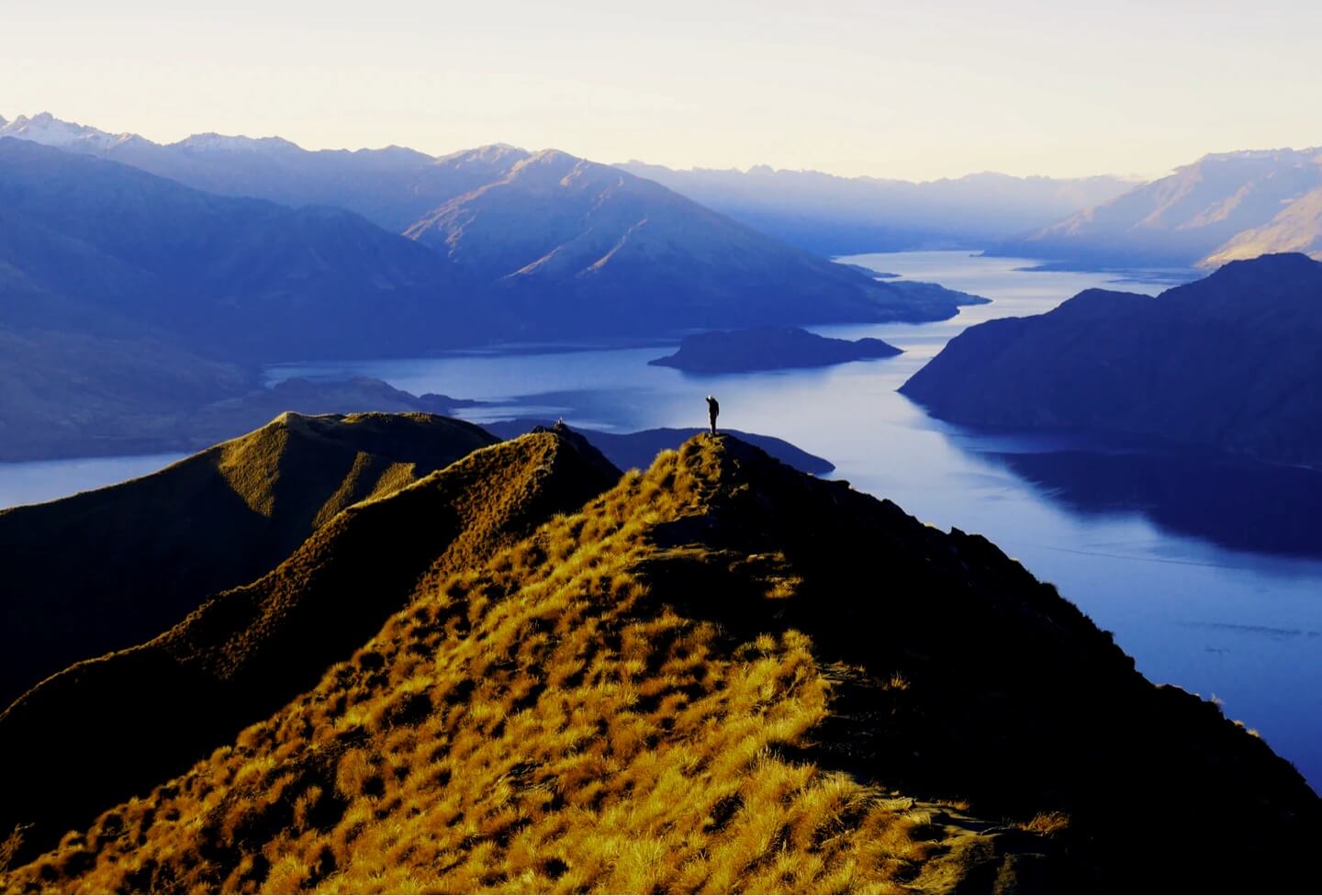 man on mountain