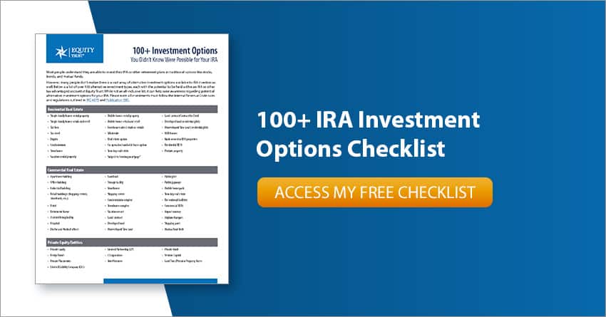 100+ IRA Investment Options Checklist