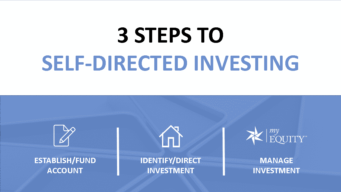 3 step investing in real estate with IRA process