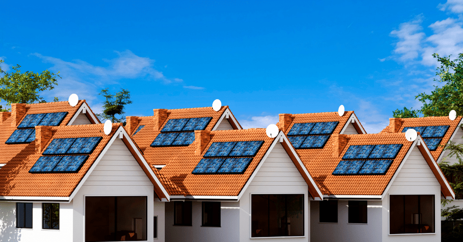 energy efficient solar panels on homes