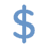 Liquidity dollar sign icon