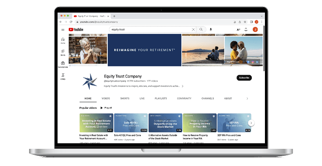 Equity Trust YouTube channel